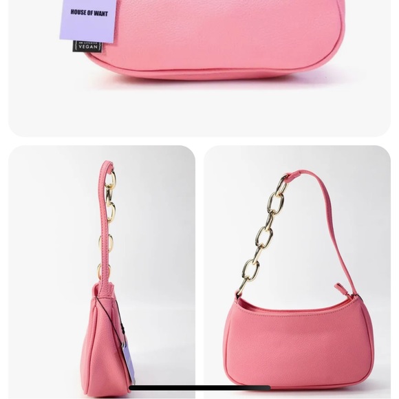 House of Want Womens Newbie Chain Link Strap Handbag Peony Size One Size - Picture 5 of 9
